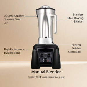 Blender commercial Lohas haute performance, système de puissance <span class=keywords><strong>à</strong></span> couple élevé pour la fabrication de milkshakes, cocktails et smoothies - Product Image 4