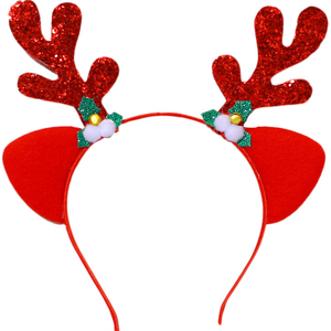 Diademas Navideñas con Luces LED, Diseño de Reno, Muñeco de Nieve y Papá Noel - Product Image 6