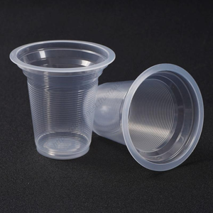 Vente en gros de gobelets en plastique transparent jetables personnalisés avec logo imprimé, avec couvercle, pour boissons froides, bière, café - Product Image 3