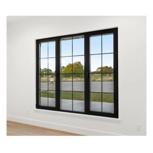 Cửa sổ bão ba lớp màu đen-tác động cao | Kích thước tùy chỉnh | nhà máy trực tiếp - Product Image 1