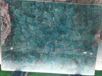 Dalles de granit amazonite polies en marbre vert Onyx Design mural de fond en marbre vert pour la décoration de villa