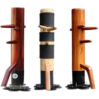 Prix de gros d'usine Mannequin en bois peint pour Wing Chun