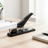 Agrafeuse professionnelle de bureau, format A4, noire, 23/6-23/13, 100 pages, agrafeuse manuelle robuste pour papiers