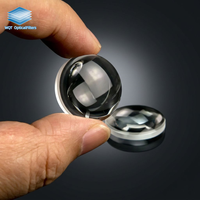 High Precision Polished BK7 Optical Glass Spherical 30mm 50mm Concave Lens Biconvex Lens for Optical System