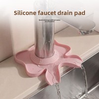 Nouvelle nappe anti-goutte en silicone de Wenzhou, style décontracté antidérapant pour le drainage, universelle pour robinets de cuisine et de salle de bain