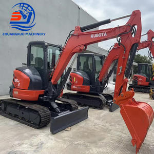 Escavatore Mini Usato Originale Giapponese Kubota U55-4, Escavatore Cingolato da 5 Tonnellate Kubota U55 con Lame Spingiterra - Product Image 1