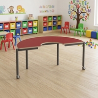 Meubles d'école réglables en hauteur, table pour enfants, mobilier de maternelle, table pour enfants