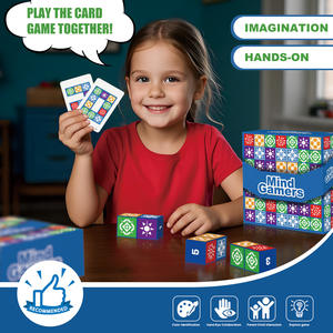 <span class=keywords><strong>Jeu</strong></span> de société éducatif multijoueur de réflexion logique et de brainstorming, blocs de <span class=keywords><strong>jeu</strong></span> de bureau en plastique, vente chaude transfrontalière - Product Image 4