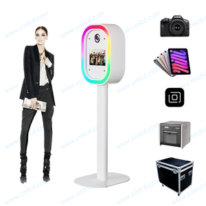 Chaîne d'approvisionnement mondiale <span class=keywords><strong>photobooth</strong></span> Shell Ovale Faceplate Photo Booth avec lumières led pour <span class=keywords><strong>mariage</strong></span> <span class=keywords><strong>photobooth</strong></span> avec flight case - Product Image 2