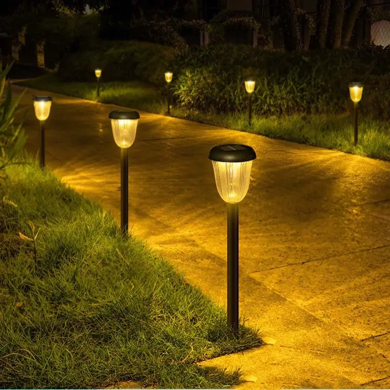 Lampada da giardino solare casa giardino villa impermeabile cortile esterno led inserto luce di terra