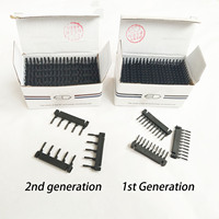 Machine d'extensions de cheveux 6D boucle en forme de C outil de kit d'extensions de cheveux sans trace de cheveux humains