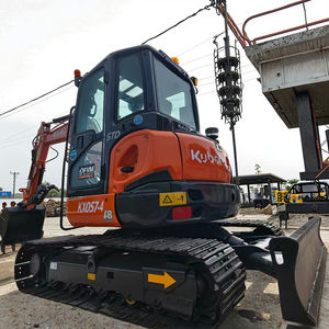 Pour Kubota Mini excavatrice KX057-4 utilisée haute Performance japon voie hydraulique capacité de 5 tonnes noyau d'excavatrice sur chenilles d'occasion - Product Image 1