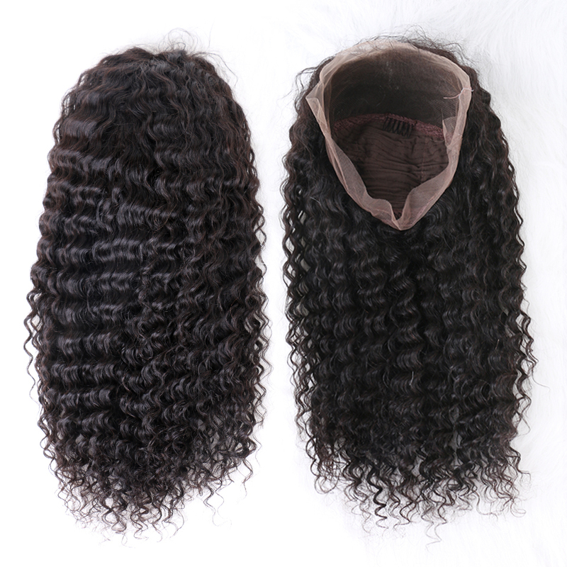 Human Hair Full Lace Wig Deep