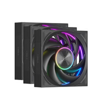 Pccooler F7 X120 3IN1 ARGB ventilateur de boîtier de refroidisseur d'air blanc/noir boîtier d'ordinateur en aluminium pour PC de jeu dissipateur thermique de refroidissement CPU Style Cool