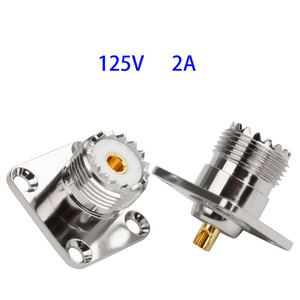 Bán buôn SL16-KFD IP67 <span class=keywords><strong>RF</strong></span> kết nối đồng trục, UHF-KFD mặt bích vuông bảng điều chỉnh gắn kết kết nối cho tín hiệu máy phát điện - Product Image 4