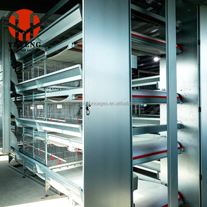 H tipi kapalı kümes hayvancılığı ev yumurta döşeme kuşlar için komple otomatik pil tavuk kafesi sistemi - Product Image 6