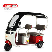500W 48v20A Tricycle électrique populaire petit Scooter domestique avec trois places réglables véhicule électrique à corps ouvert