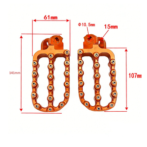Accesorios para Moto, Reposapiés Delantero CNC para Motocicleta, Apto para CT125 JA65/JA55, Pernos Antideslizantes con Acabado Resistente a la Corrosión - Product Image 3