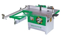 Machine à fraiser à toupie verticale avec table coulissante