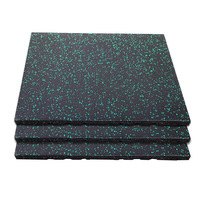 Tuile en caoutchouc durable antidérapante de prix usine avec des tapis en caoutchouc de plancher de gymnase de fermoirs