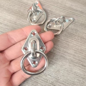 ตะขอเกี่ยวสแตนเลส Hf รุ่น M5 พร้อมห่วงขัดเงา สำหรับโยคะ มวย และกระสอบทราย - Product Image 2