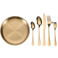 Ensemble de couverts en acier inoxydable 24 pièces avec boîte cadeau pour mariage, hôtel, restaurant, vaisselle de table