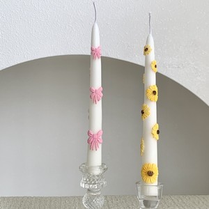 Velas Cónicas Personalizadas Multicolores para Decoración <span class=keywords><strong>del</strong></span> Hogar al por Mayor con Flores, Regalos Premium para Navidad, Bodas y Cumpleaños - Product Image 4