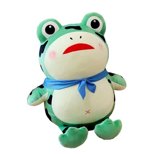Yalnız kurbağa bebek satış yavru kurbağa peluş oyuncaklar süper yumuşak ve sevimli atmak yastık