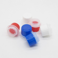 Bouchons à vis en plastique de 24 mm de diamètre, couleur personnalisée, petite taille, pour emballage de conteneurs d'huile moteur – Vente en gros