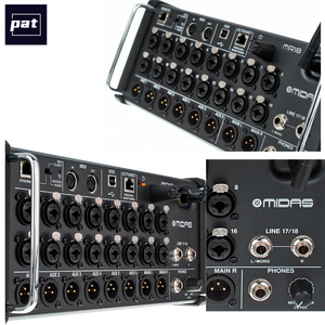 Console de mixage numérique <span class=keywords><strong>MIDAS</strong></span> <span class=keywords><strong>MR18</strong></span> à 18 entrées avec 16 préamplis <span class=keywords><strong>MIDAS</strong></span> PRO - Product Image 5