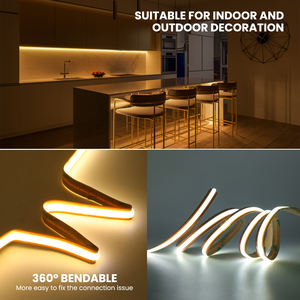 شريط إضاءة <span class=keywords><strong>LED</strong></span> قابل للقص 12 فولت فائق السطوع 528 مصباح/متر ذاتي اللصق مرن لتزيين التلفاز والمنزل IP20 بأطوال 0.5 متر و5 أمتار و10 أمتار - Product Image 4