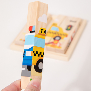 Rompecabezas <span class=keywords><strong>de</strong></span> Madera Tridimensional <span class=keywords><strong>de</strong></span> Cuatro Filas con Letras del Alfabeto Inglés, Juguete Educativo Montessori para el Desarrollo Cognitivo <span class=keywords><strong>de</strong></span> Niños - Product Image 5