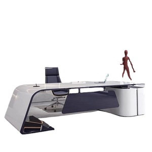 Modern Luxury Executive Office Desk and