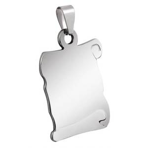 Ciondolo in Acciaio Medio con Placcatura in Oro 18k, Accessori per Gioielli, Charm Confezionato in Sacchetto - Product Image 1