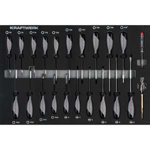 Kraftwerk Screwdriver drawer for <b>Tool</b> <b>trolley</b> 22 pcs. - Product Image 1