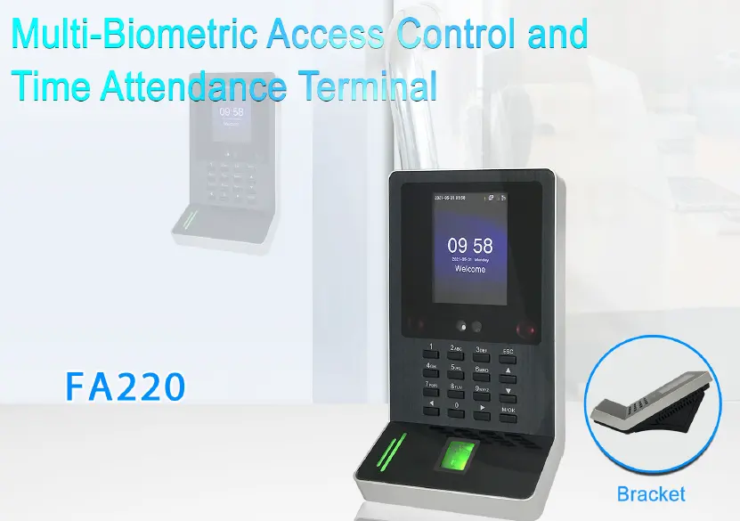 Biometric Time Attendance System With Face Time Recording And Fingerprint Reader