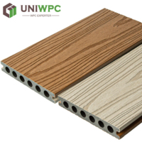 Revêtement de terrasse composite extérieur imperméable pour balcon et terrasse WPC (composite bois-plastique) anti-UV co-extrusion