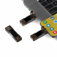 Clé USB OTG 2.0 avec écran LED 1 Go/2 To, Disque de stockage 128 Go, Interface Type-C