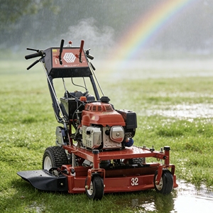 <span class=keywords><strong>Tondeuse</strong></span> à gazon autotractée à essence de qualité industrielle de 32 pouces, outil de jardinage métallique haute performance pour écoles/terrains de golf - Product Image 5