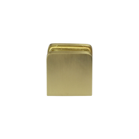 Pince à verre carrée plate professionnelle en acier inoxydable duplex SS2205, résistante à la rouille, pour panneaux de verre de 8 à 12 mm, pour garde-corps de balcon