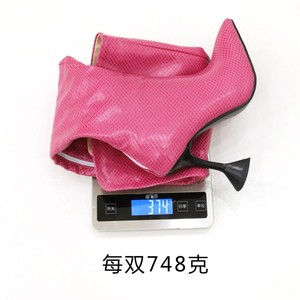 Bottes hautes à talons chaton pour femme, style occidental, grande taille, extensibles, pour l'automne - Product Image 6