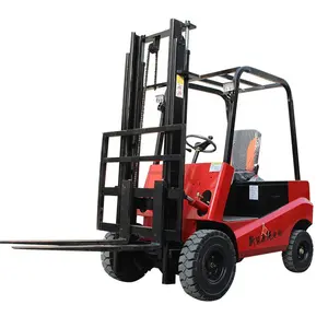 Hot Sale 1 Ton Electric Hydraulic Forklifts 3 Meters Small Electric Forklift Trolley Pallet 4x4 All Terrain Battery Forklift