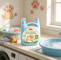 Lessive liquide pour animaux de compagnie Cobay Pet, 5 kg, parfum naturel, formule enzymatique décomposante d'odeurs, douce, 80 % de contenu