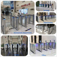 Torniquete de Puerta Rápida de Acero Inoxidable 304 con Escáner QR para Gimnasios y Estaciones de Metro
