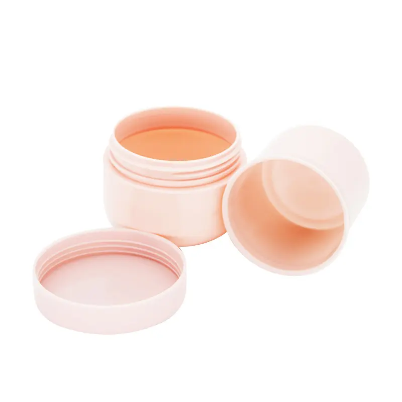 Frascos vazios para esfoliação facial corporal MOMOZIDI, frascos de plástico para cosméticos com tampa, recipiente para manteiga corporal, cor personalizada