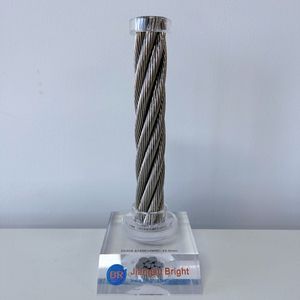 Il filo metallico in acciaio inossidabile 6 x25fi + IWRC 22mm può essere utilizzato in condizioni di carico Shock, riscaldato e schiacciato - Product Image 2