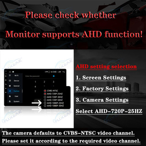 Adecuado para modelos Volkswagen Audi 2012-2017. Lente ojo de pez de visión nocturna de 170 °, interruptor de reposabrazos de maletero de coche, cámara de visión trasera inversa. - Product Image 3