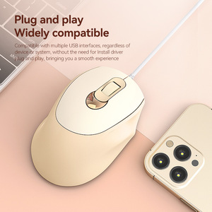 Mouse portatile portatile con cavo T-WOLF V2 Mouse portatile rosa con cavo Mouse per Laptop eSport accessori per Computer con cavo Mouse - Product Image 2