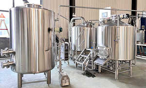 Machine à bière sous pression 500l 5bbl équipement de brasserie bouilloire de brassage réservoir de brassage machines de brassage de bière en chine - Product Image 2