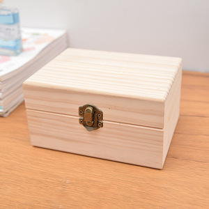 Caja de madera para aceite esencial de pino, rectangular, con cerradura, para cuidado personal, botellas de 10 ml, personalizable 1005 - Product Image 2